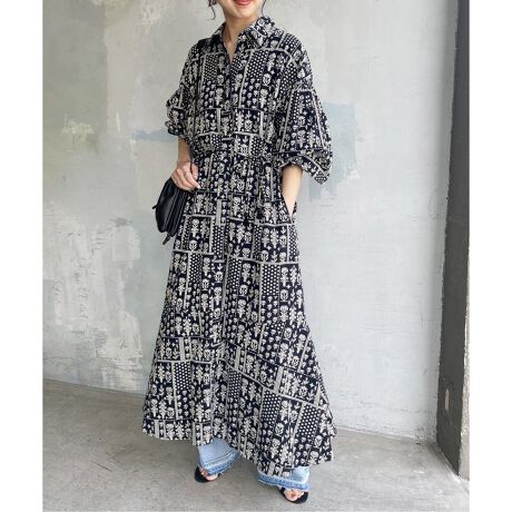 ne Quittez pas / ヌキテパ】CRIMP COTTON PATCH WORK S | スピック 
