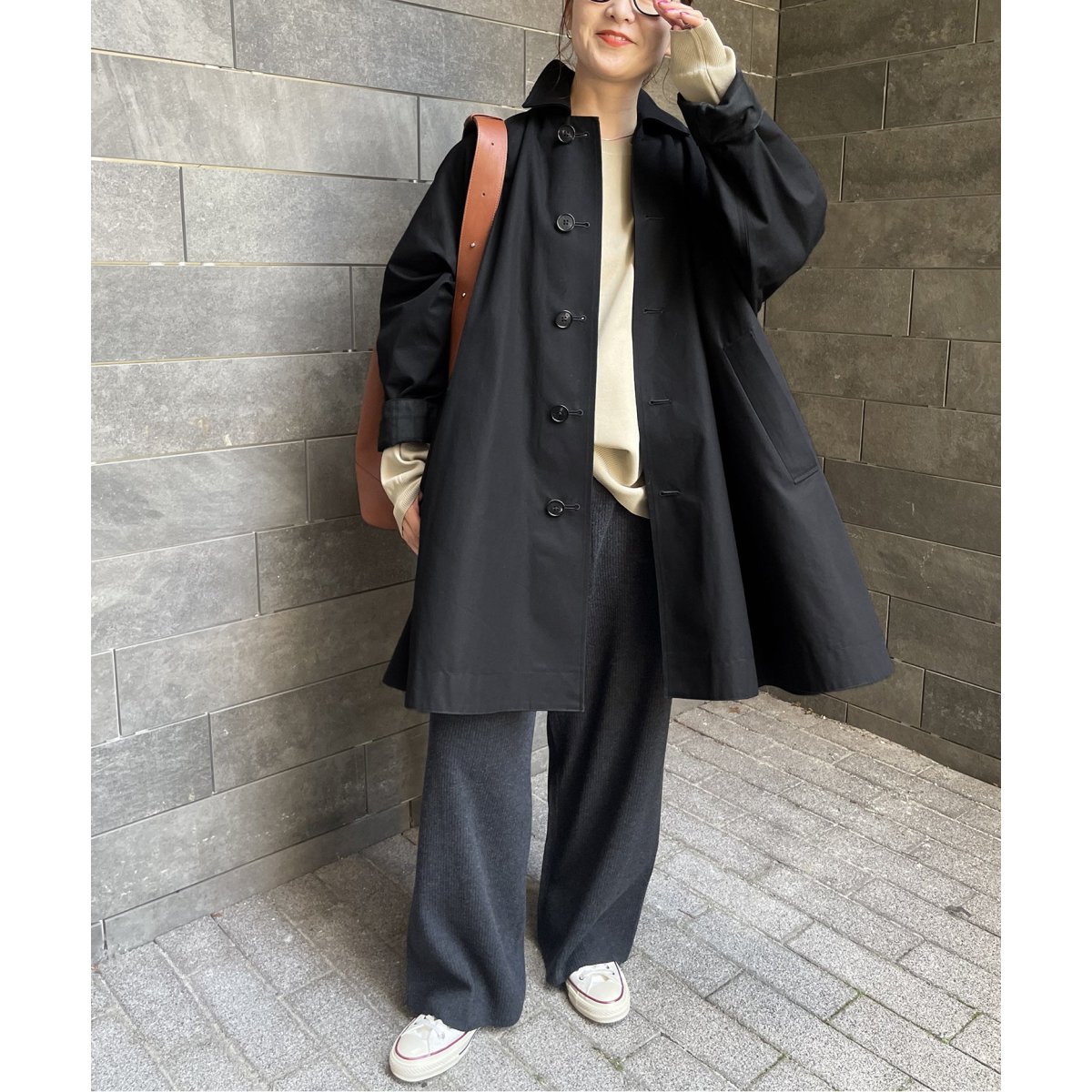 TICCA / ティッカ】リバーシブルステンカラーショートコート