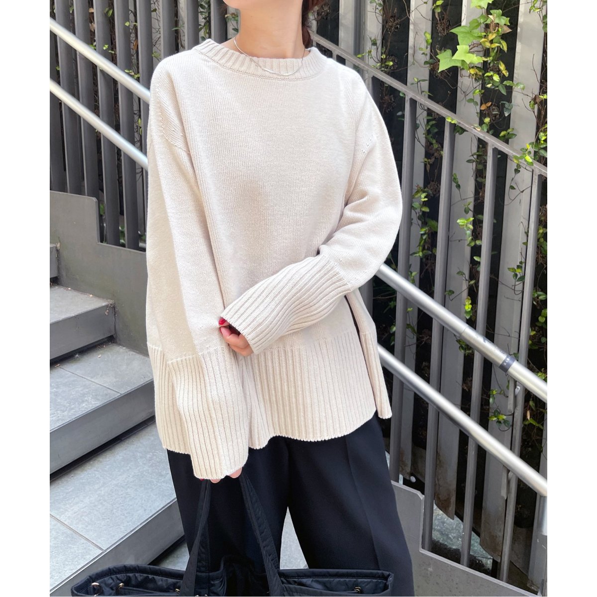 ≪一部店舗+WEB限定追加≫バルキーヤーン ロングリブプル