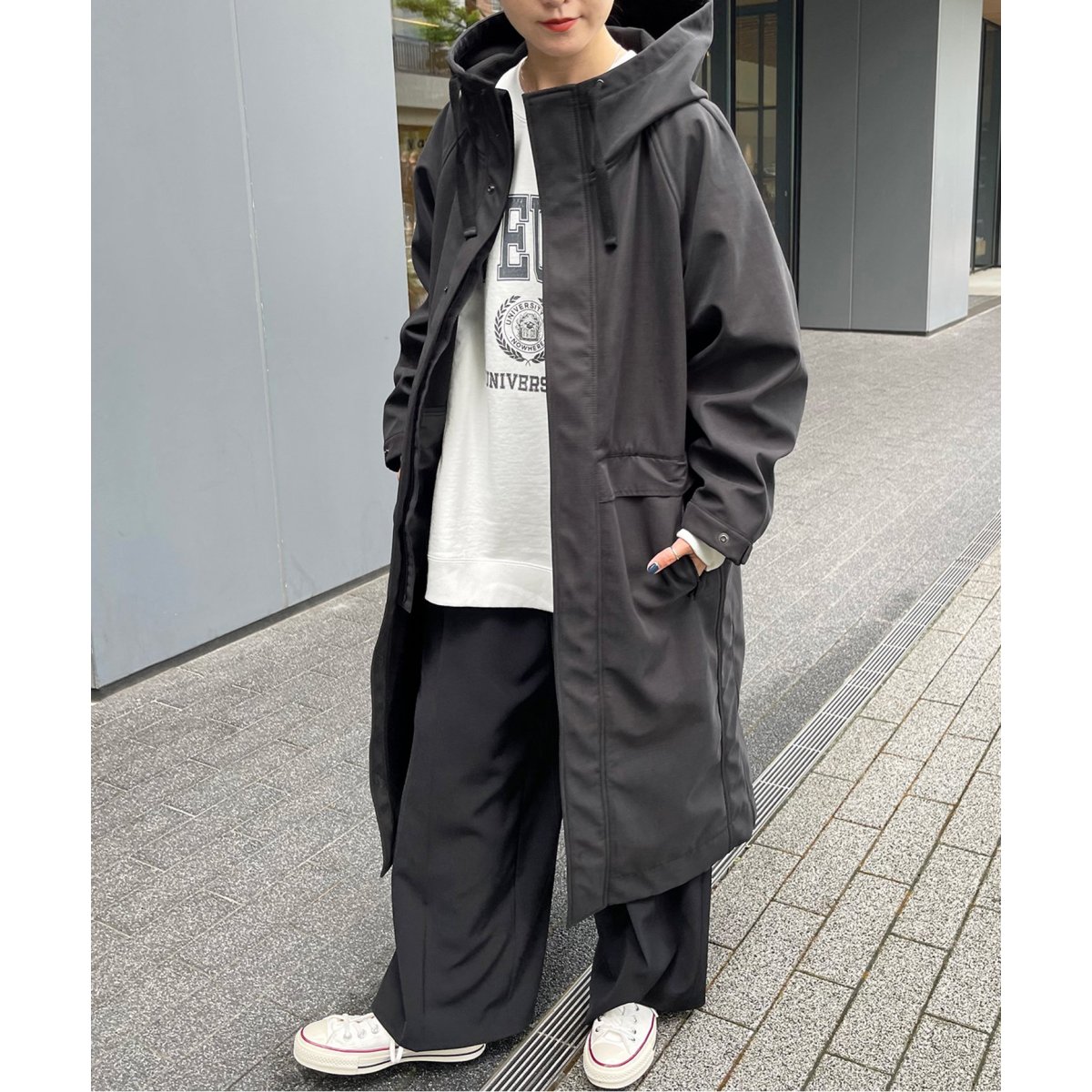 ボンディングフーデッドコート | スピック＆スパン(Spick and Span