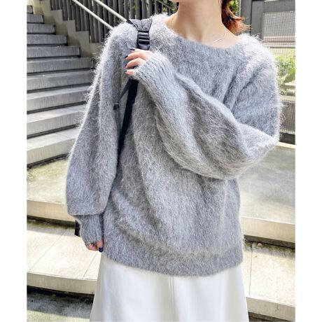 アルパカ混ボリュームスリーブニット | スピック＆スパン(Spick and  