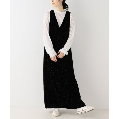 ne Quittez pas / ヌキテパ】VELVET GLITTER PRINT N/S | スピック  