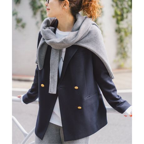 ミルドクロスピークドラペルジャケット | スピック＆スパン(Spick and  