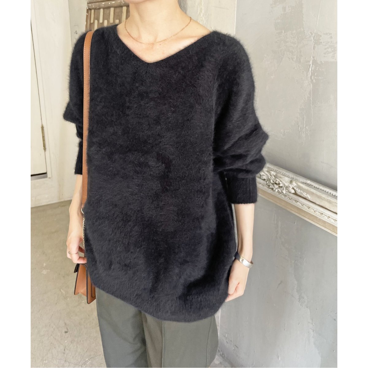 Spick and Span ２Wayフォックスシルクニット Spick & Span - 新品 今季新作 Spick and Span 2WAYフォックス