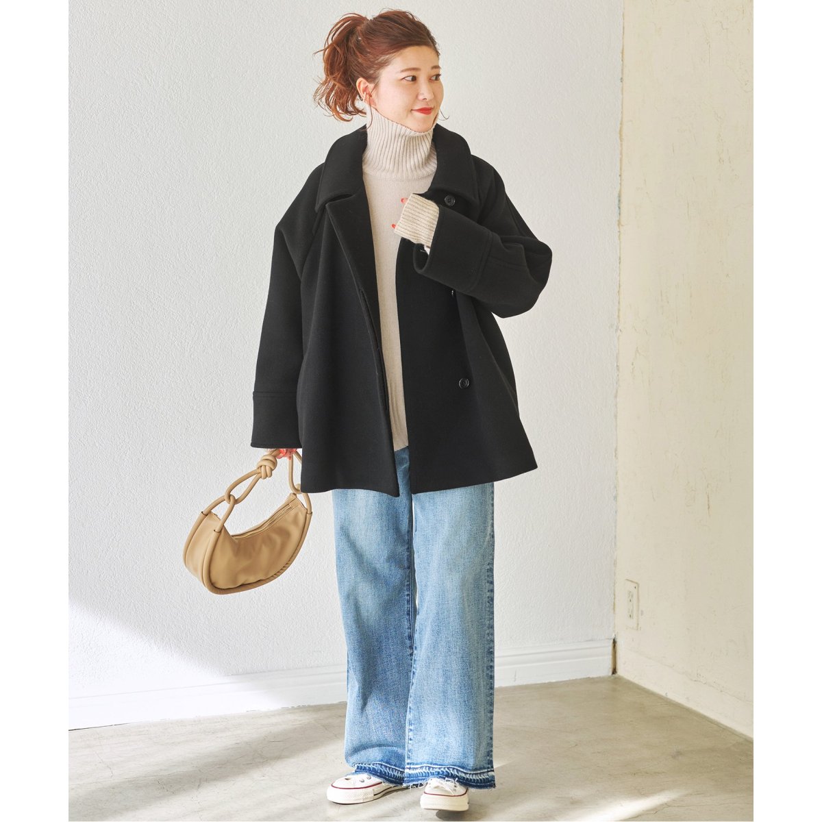 ≪追加≫W/Nyモッサステンカラーショートコート | スピック＆スパン