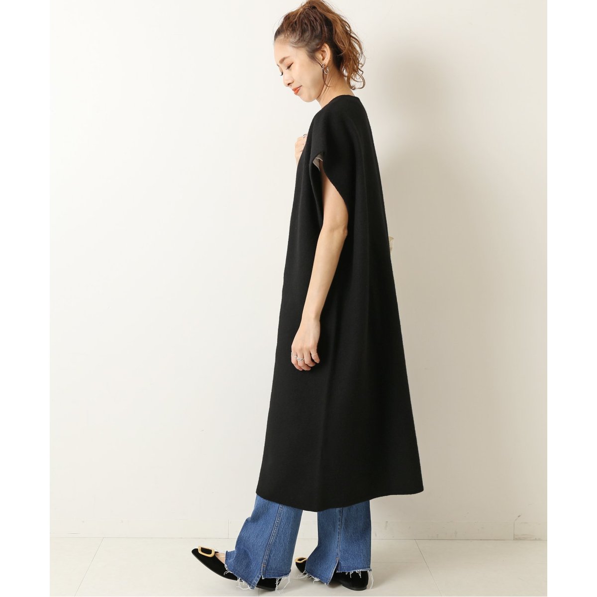 強縮ウール チュニックニットワンピース | スピック＆スパン(Spick and