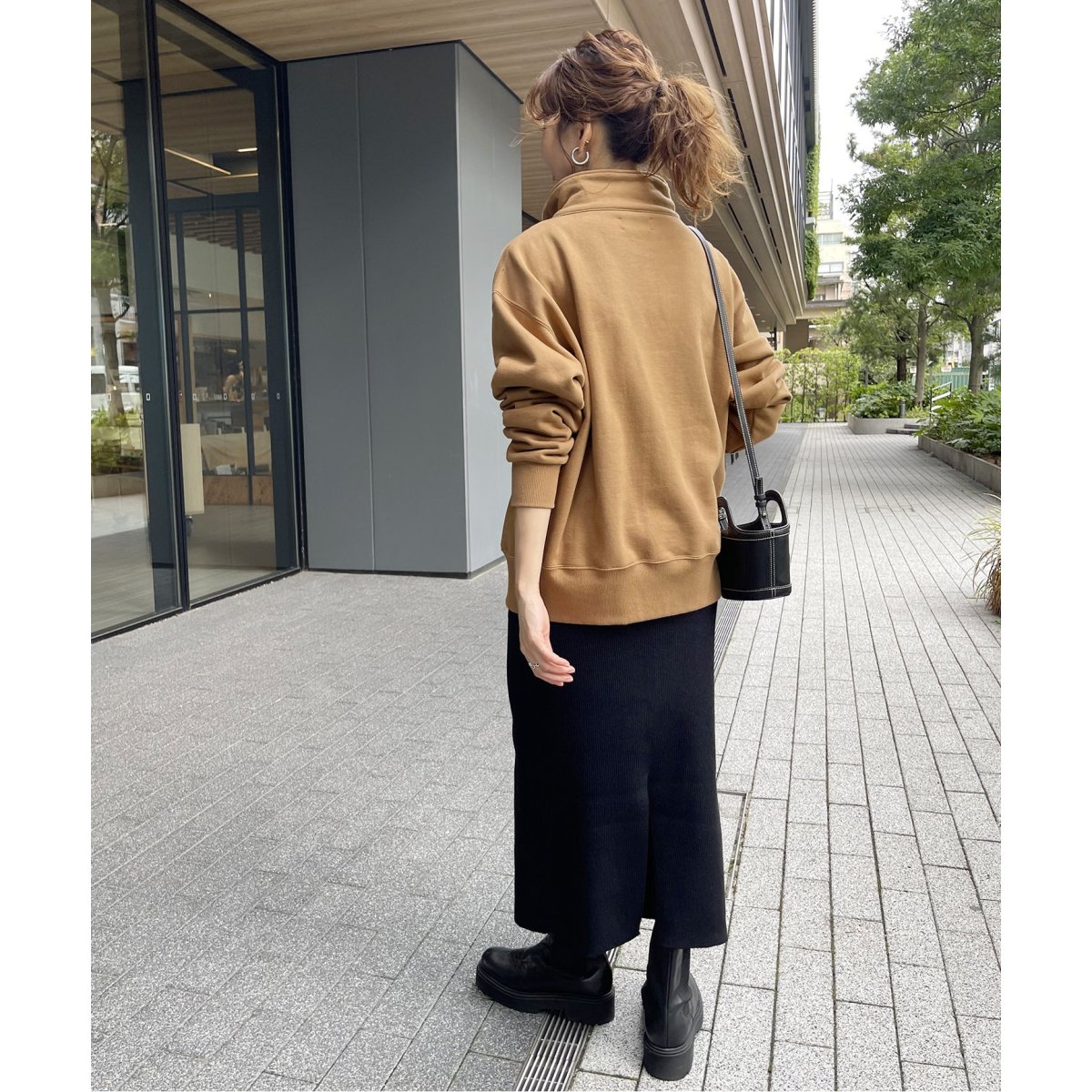 MEYAME / メヤメ】LONG ZIP SWEAT SHIRT | スピック＆スパン(Spick and