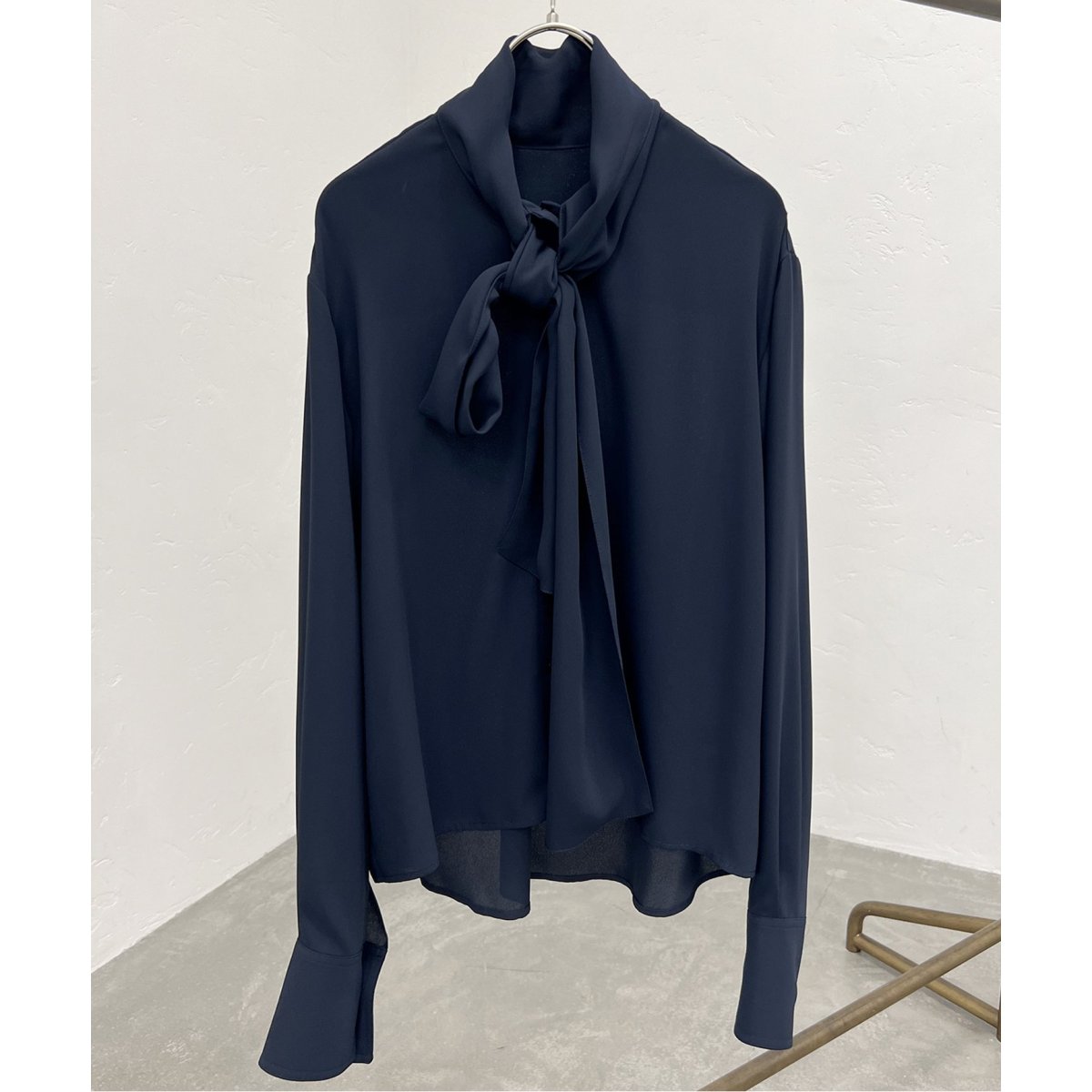 Spick &amp; Span - Spick &amp; Span 新品未使用　バックサテンボウタイブラウス　ナチュラル Spick & Span - Spick & Span 新品未使用 バックサテンボウタイ