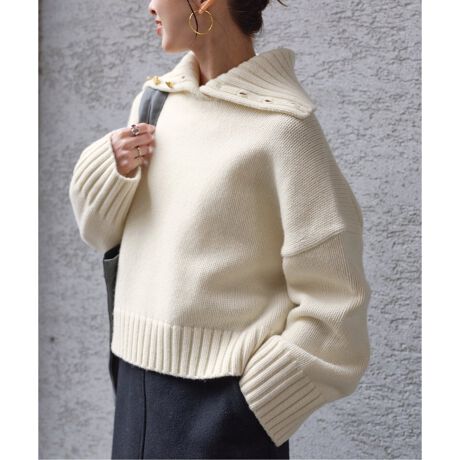 ウール釦開きニット | スピック＆スパン(Spick and Span) | マルイ  