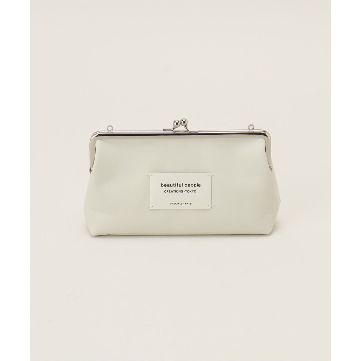 ≪一部店舗＋WEB限定≫【beautiful people】 oblong clasp pouch