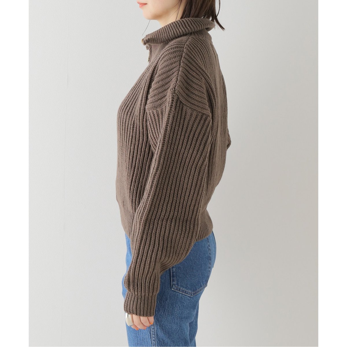 OLDDERBY KNITWEAR ニット・セーター F 茶系