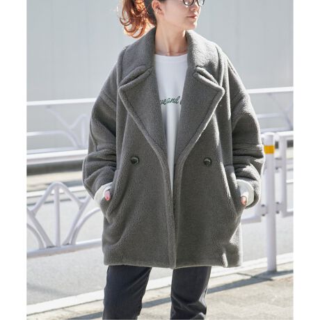 STUMBLY /スタンブリー】 New Silhouette Boa Pea Jacket | スピック  