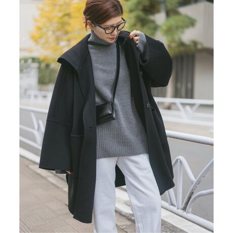 ≪追加≫スーパー160sテントラインショートコート | スピック＆スパン  