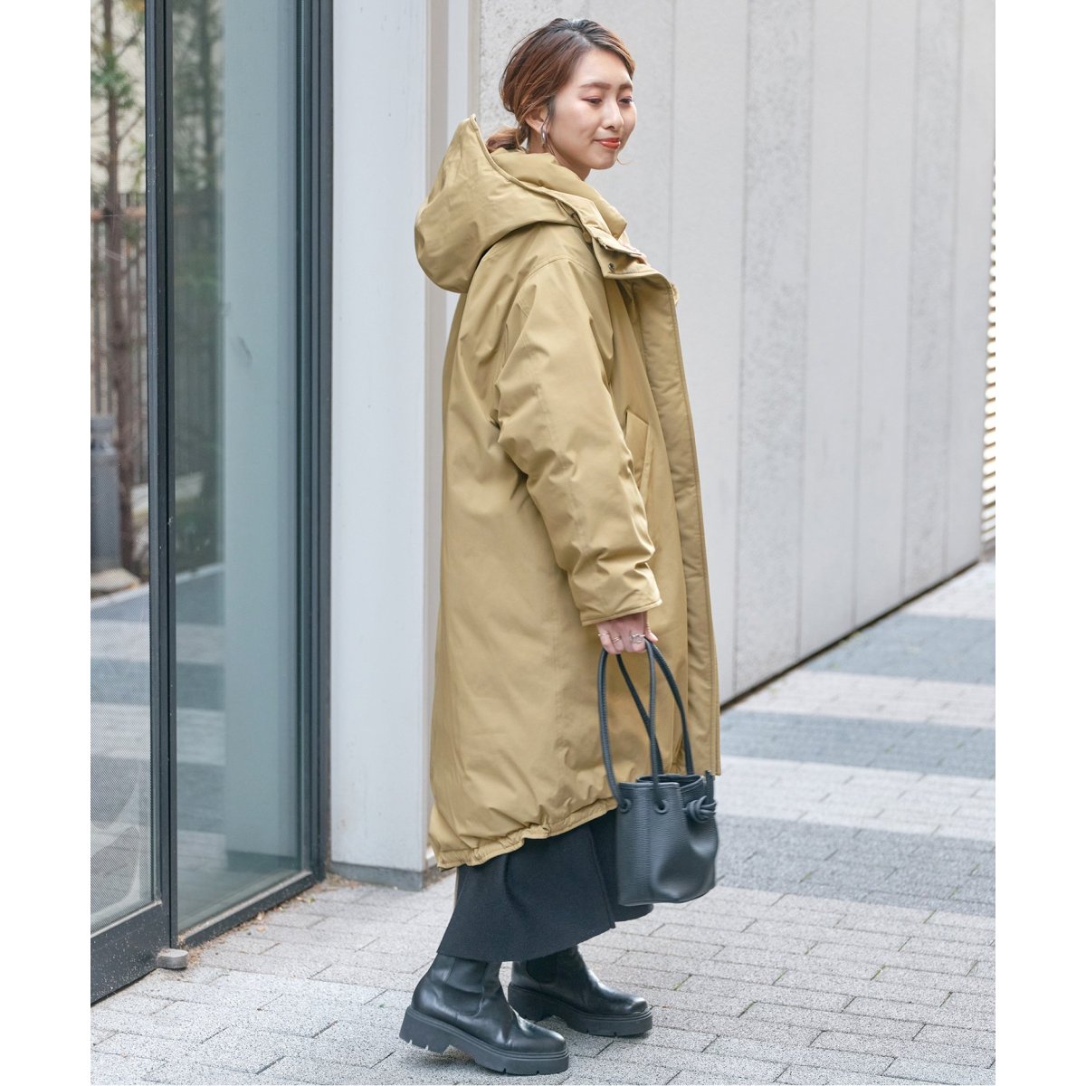 撥水フーデッドダウンコート | スピック＆スパン(Spick and Span