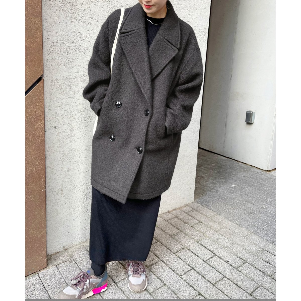 【新品タグ付き】Spick and Span ミドルシャギーコート Mサイズ セール】ミドルシャギーコート（その他アウター）｜Spick & Span