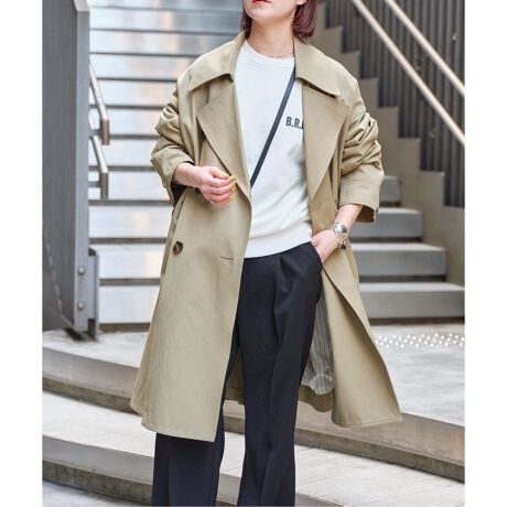 Co/R ワイドトレンチコート | スピック＆スパン(Spick and Span  