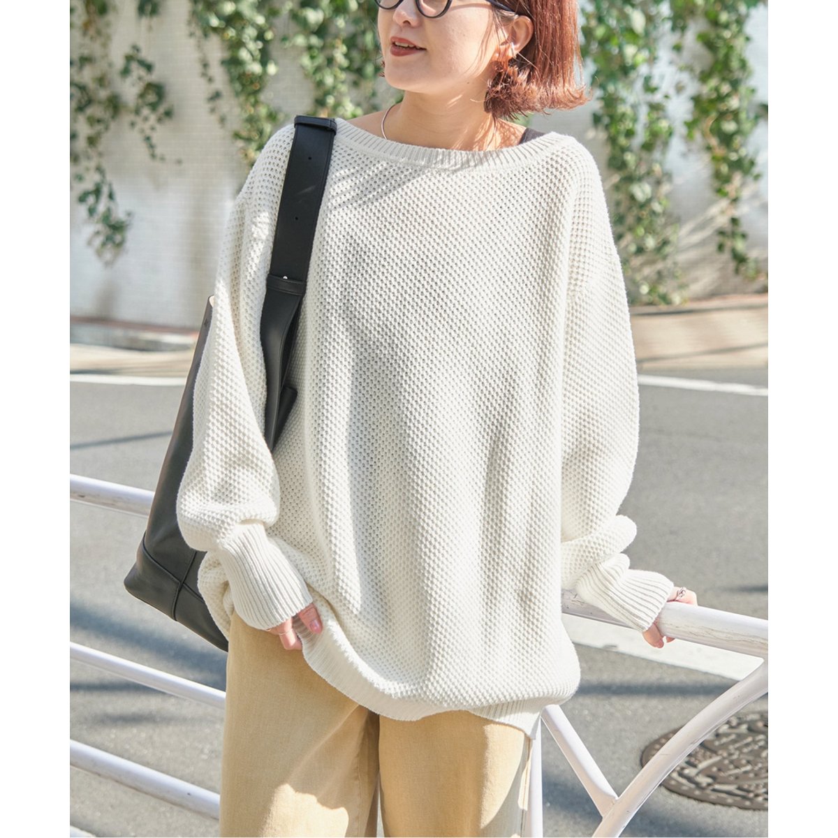 タック編みオーバサイズニット | スピック＆スパン(Spick and Span