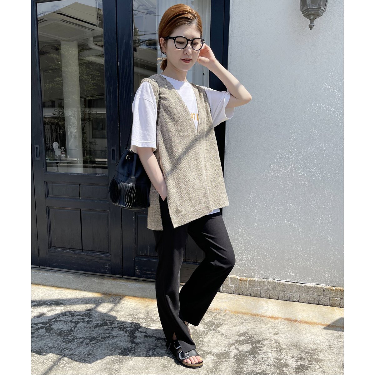 Spick & Spanリネンツイードベスト Spick & Span（スピックアンドスパン）の「≪追加≫リネン