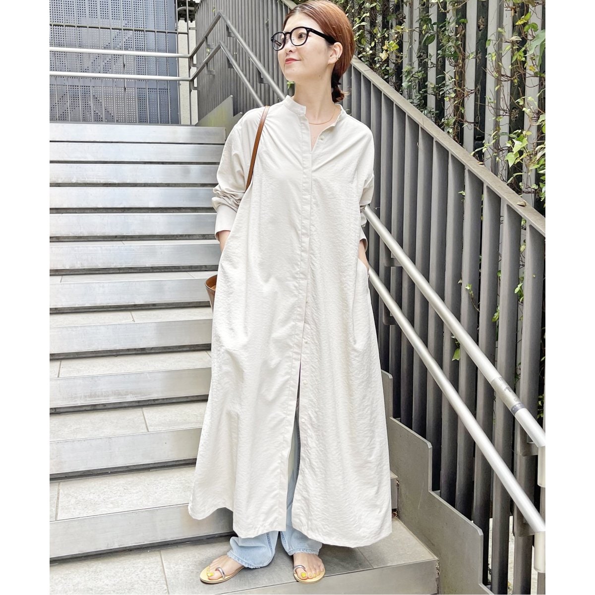 ともちゃん スピックアンドスパン バックプリーツワンピース Spick