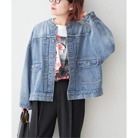 51/2 1ST-LINE STUDS DENIM ジャケット | スピック＆スパン(Spick and 