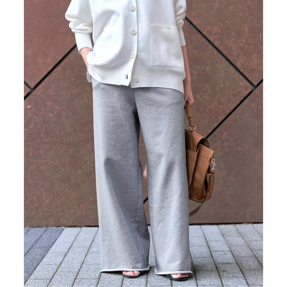 新品 Spick and Span スウェットパンツ ニットパンツ ワイドルーズ ≪WEB限定追加≫スウェットルーズパンツ | スピック＆スパン