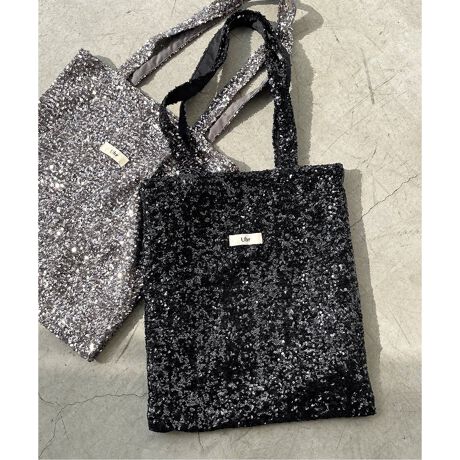 ≪一部店舗+WEB限定≫【Uhr / ウーア】別注Spangle Tote Bag 