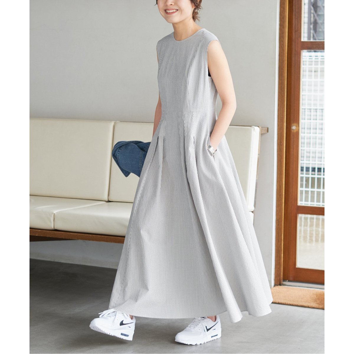 Spick & Span（スピックアンドスパン）の「シアサッカーフレア