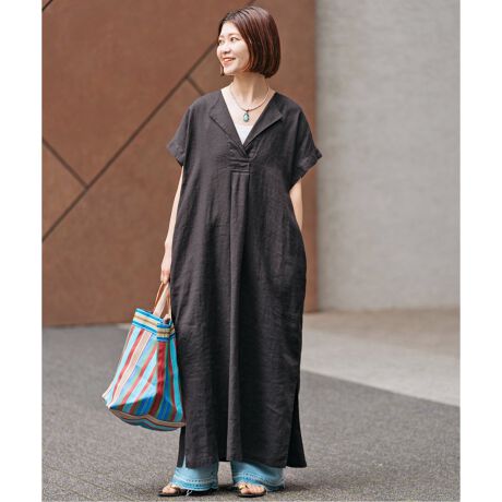 リネンカフタンドレス | スピック＆スパン(Spick and Span) | マルイ  