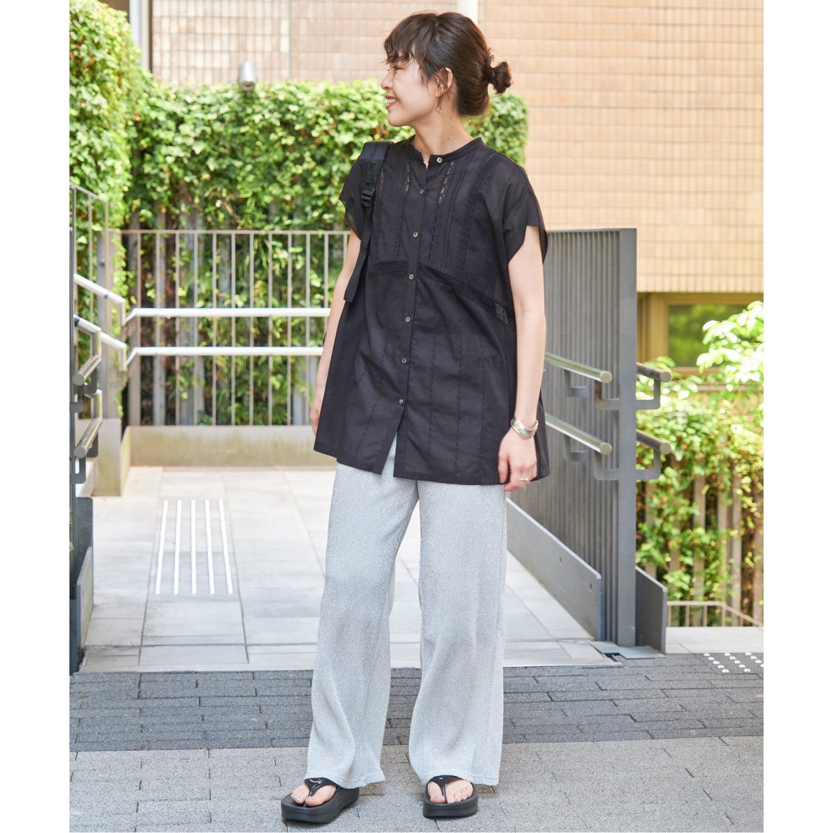 60ローンフレンチレースブラウス | スピック＆スパン(Spick and