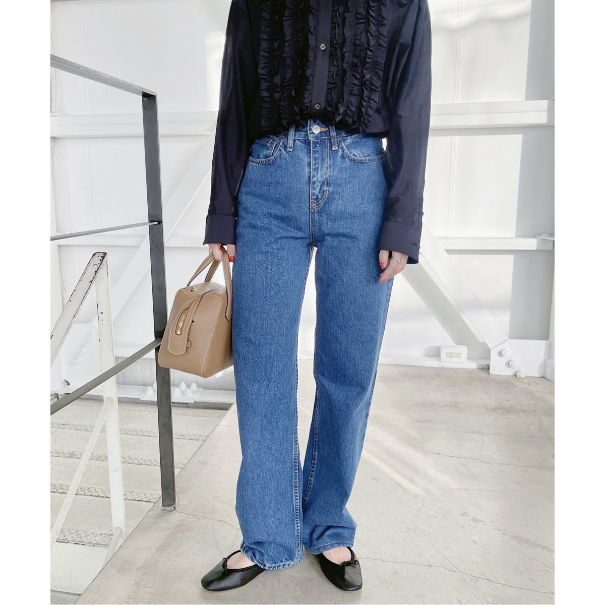 新品　hnst　オネスト　HighriseLooseデニム　スピックアンドスパン hnst/オネスト】 Highrise Loose | スピック＆スパン(Spick and Span