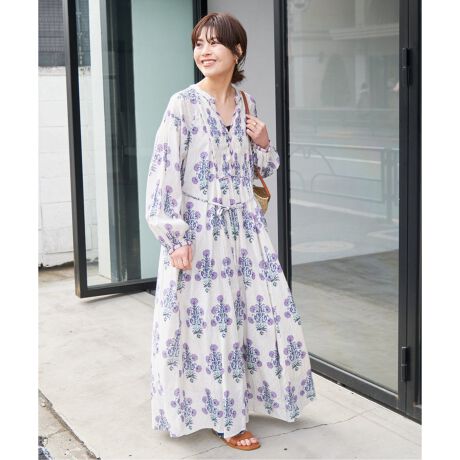 ne Quittez pas / ヌキテパ COTTON JQD MARIGOLD PRINT 01 | スピック  