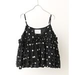 crinkle crinkle crinkle 3D embroidery dot camisole | スピック 