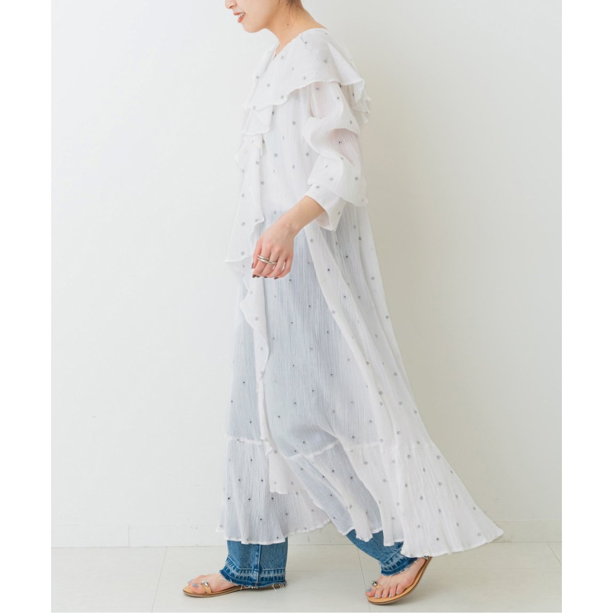 フリルカラーワンピース | スピック＆スパン(Spick and Span) | マルイ