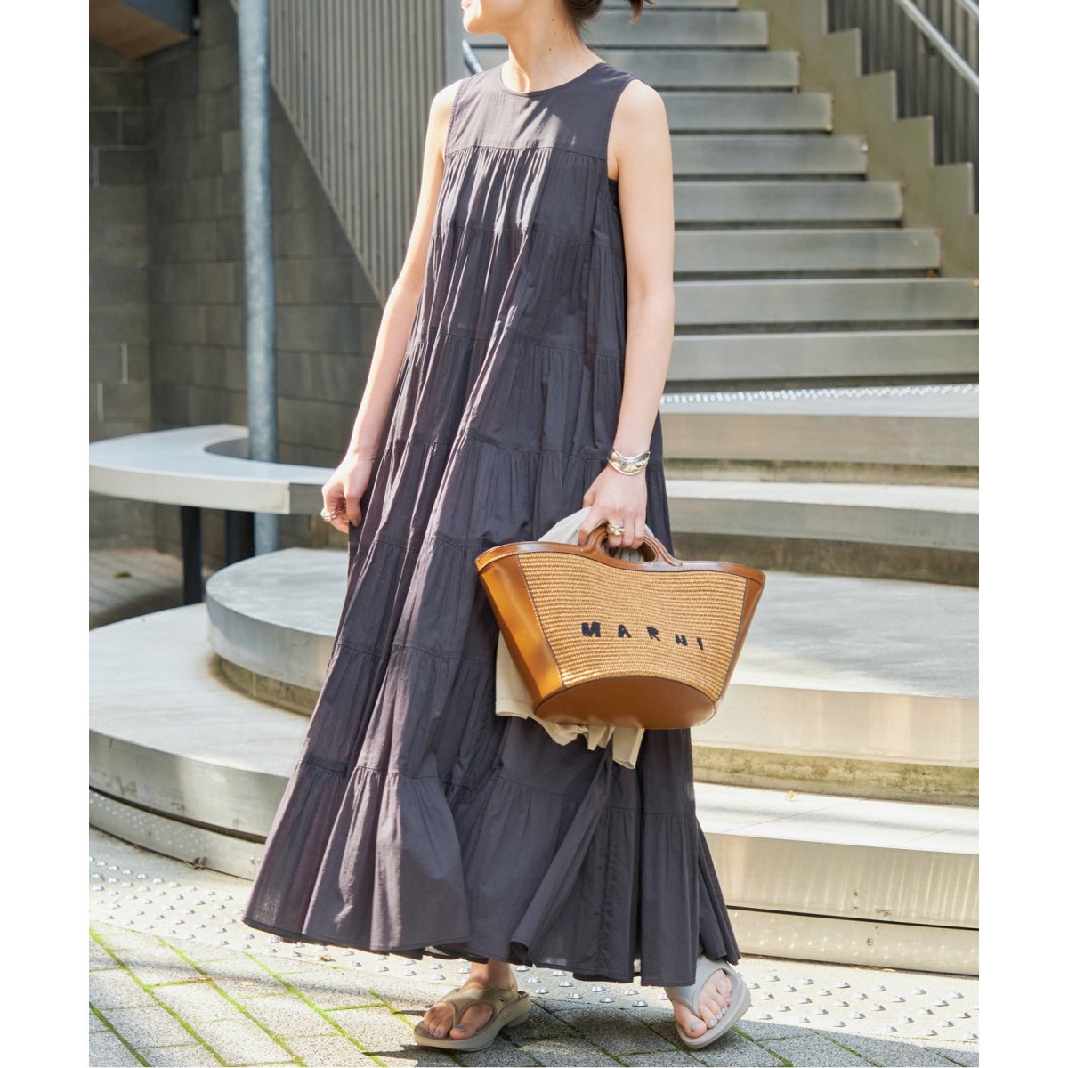 Spick & Span　HYU100/ボイルティアードワンピース Spick & Span（スピックアンドスパン）の「HYU100/ボイル