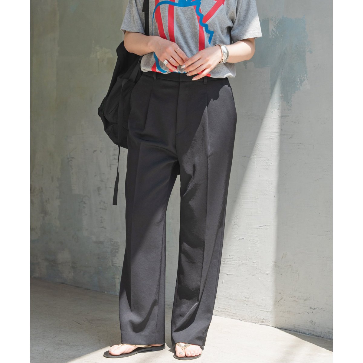 ドライツイルスリムフレアパンツ | スピック＆スパン(Spick and Span