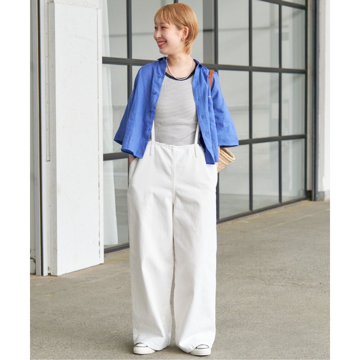 Spick and Span　デニムサロペット Spick＆Span サロペット オーバーオール 51/2 FLARE