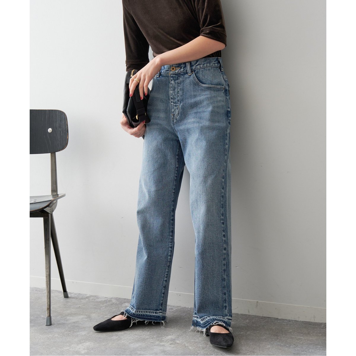 ≪追加3≫5 1/2 LOOSE-STRAIGHT DENIM | スピック＆スパン(Spick and