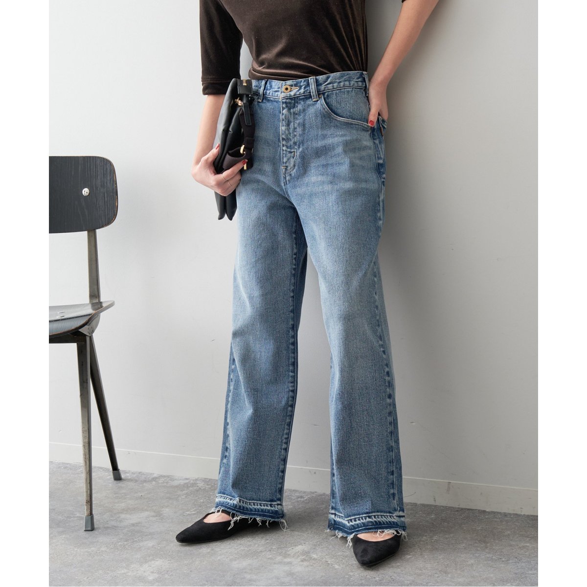 ≪追加3≫5 1/2 LOOSE-STRAIGHT DENIM | スピック＆スパン(Spick and
