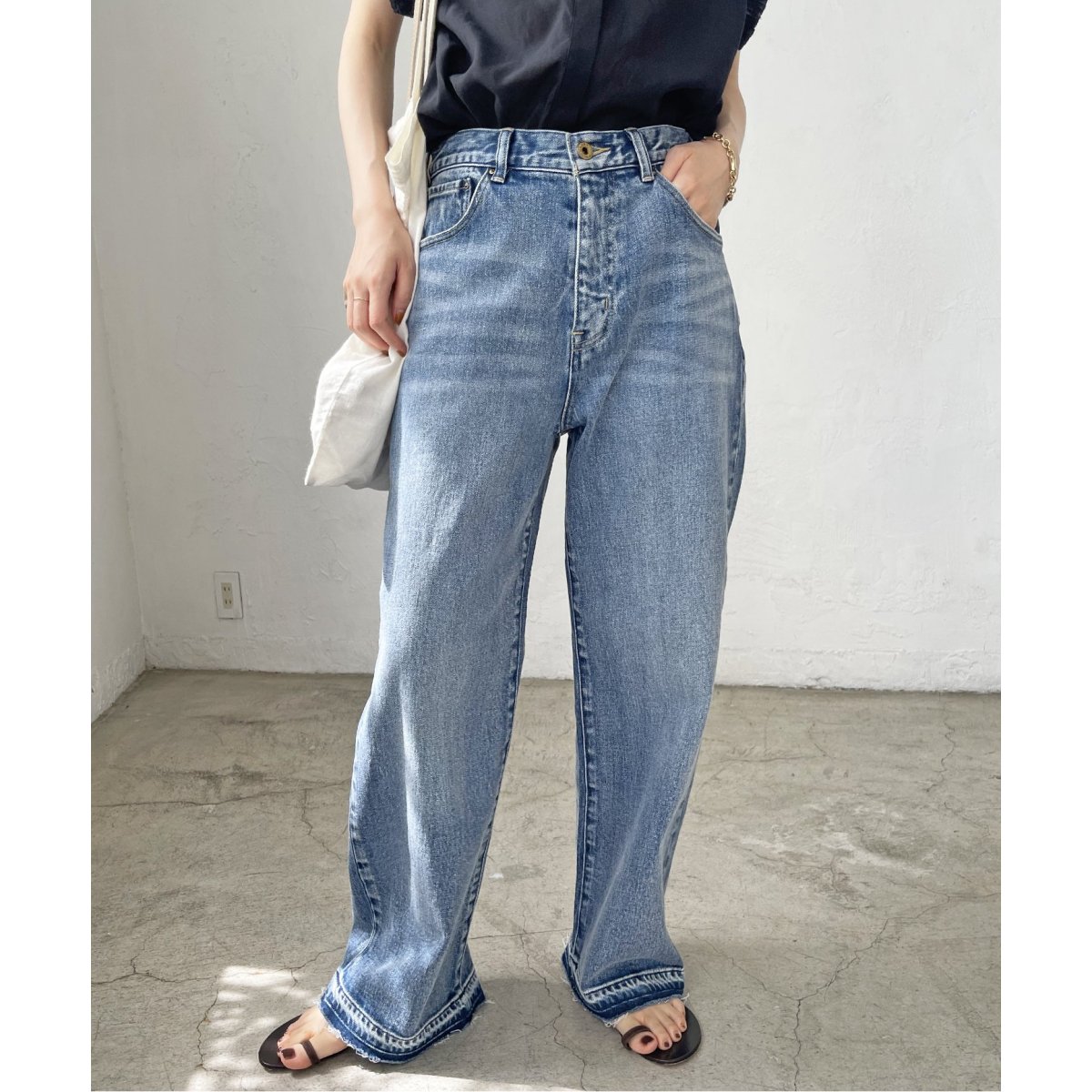 ≪追加3≫5 1/2 LOOSE-STRAIGHT DENIM | スピック＆スパン(Spick and