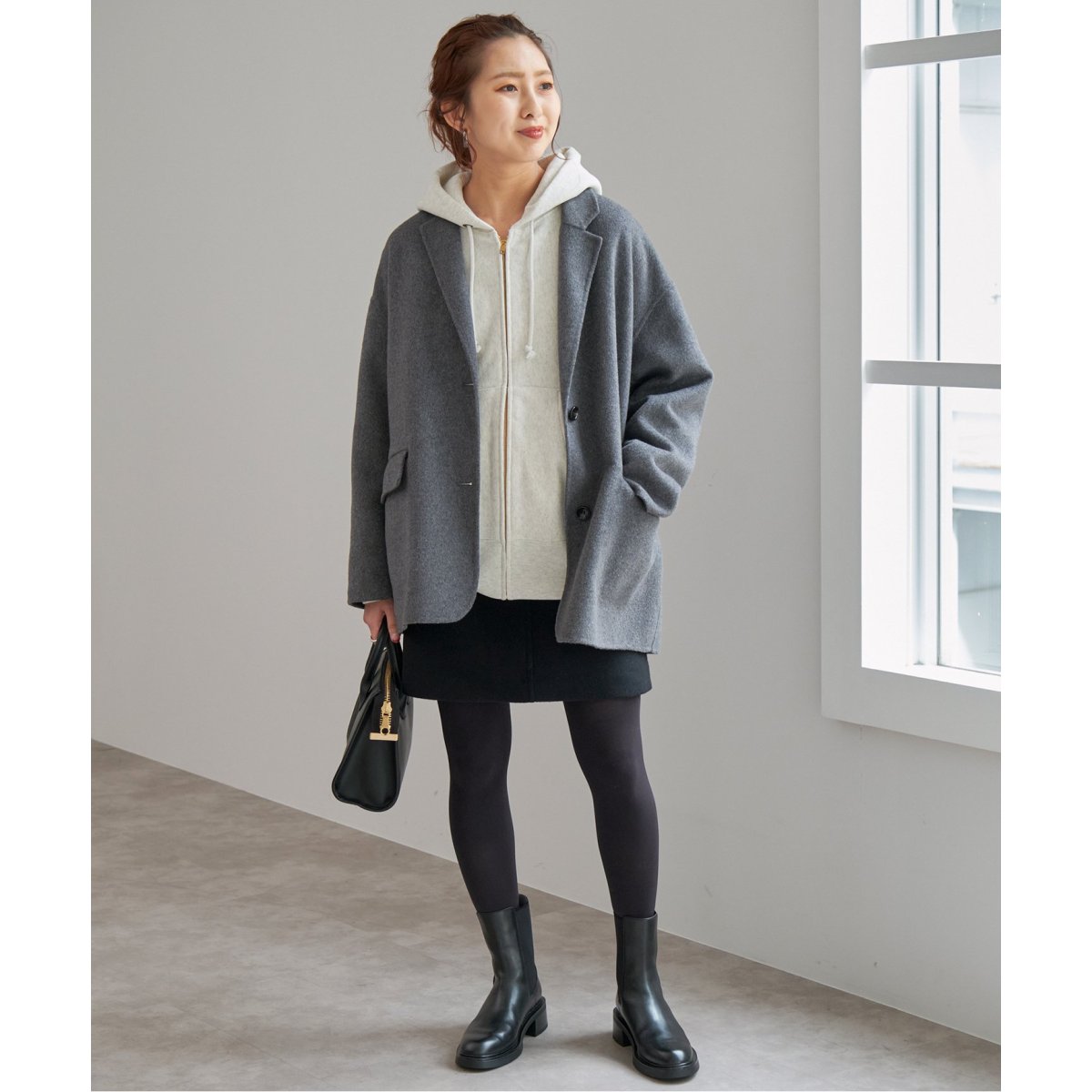 ウールミックスリバージャケット | スピック＆スパン(Spick and Span