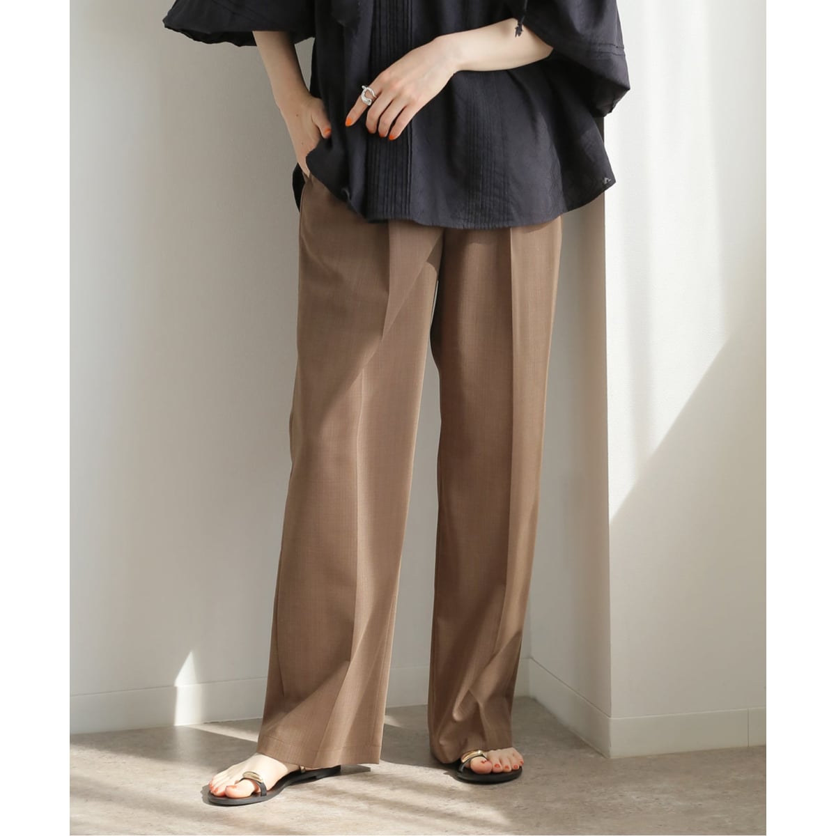 タグ付き未使用　ドライシアークロス2Bジャケット　タックパンツ　38 Spick & Span（スピックアンドスパン）の「ドライシアークロス2B