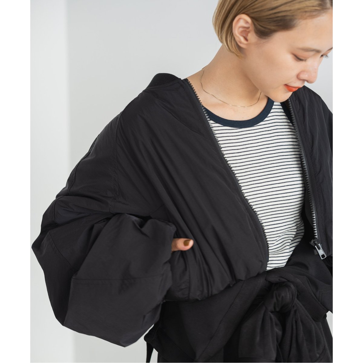 中綿バルーンショートブルゾン | スピック＆スパン(Spick and Span