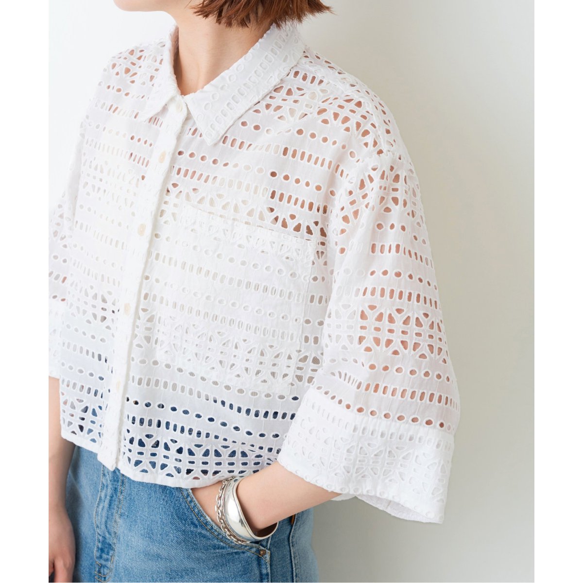 新品未使用　Spick and Span レースショートシャツ レースショートシャツ | スピック＆スパン(Spick and Span) | マルイ