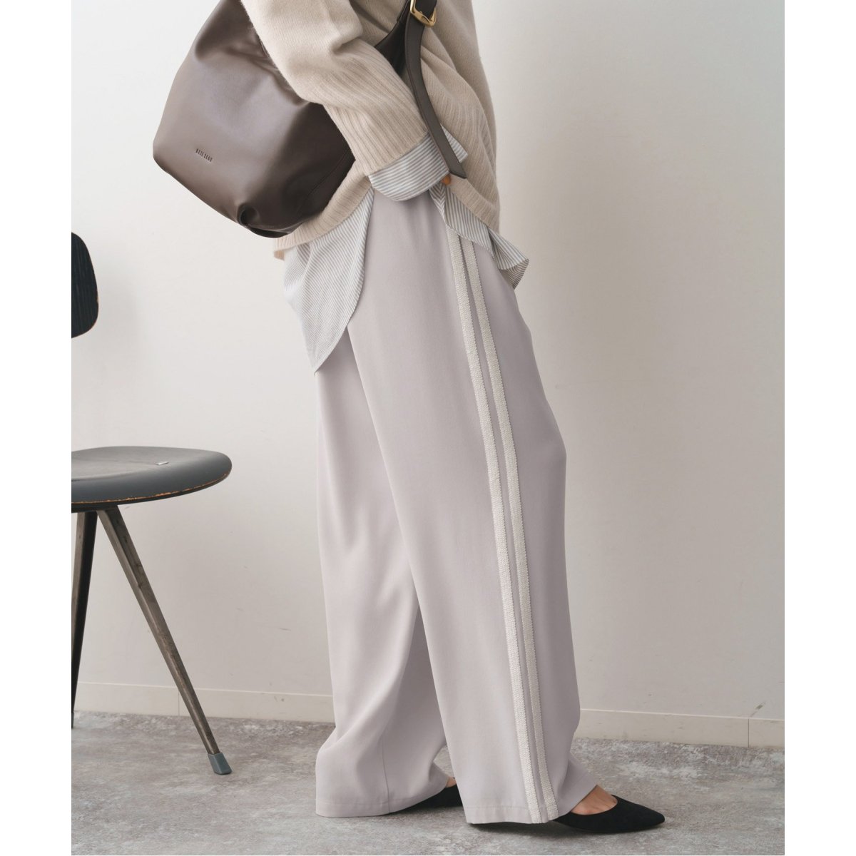 スピックアンドスパン　スパンコールライントラックパンツ　38 スパンコールライントラックパンツ（その他パンツ）｜Spick and