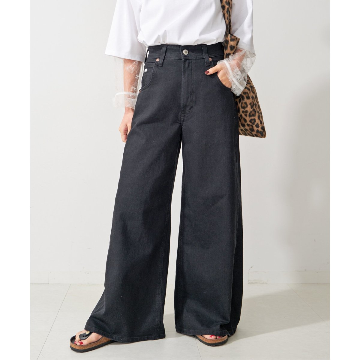 SOMETHING LISA SUPERWIDE SEA78 スピック&スパン ≪追加≫SOMETHING / サムシング LISA SUPER WIDE SEA78
