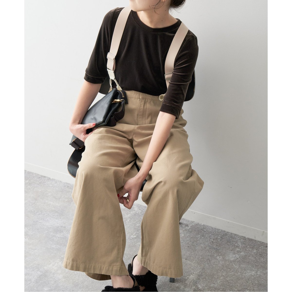 spickandspanサスペンダー付きワークパンツ36 Spick & Span｜《追加