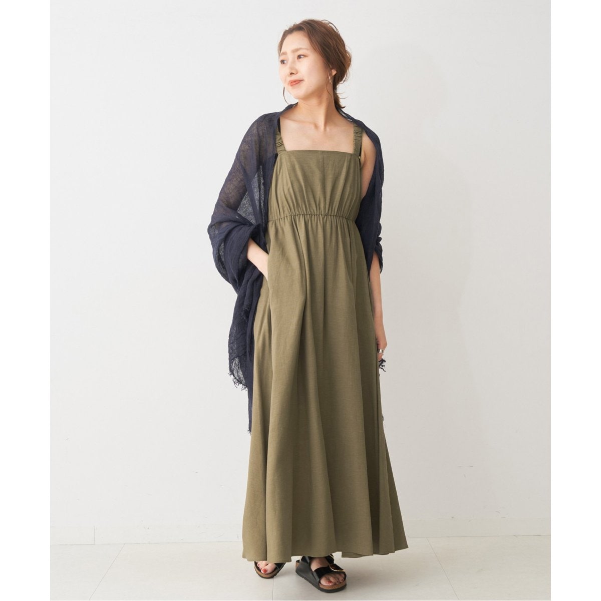 ギャザーストラップワンピース | スピック＆スパン(Spick and Span