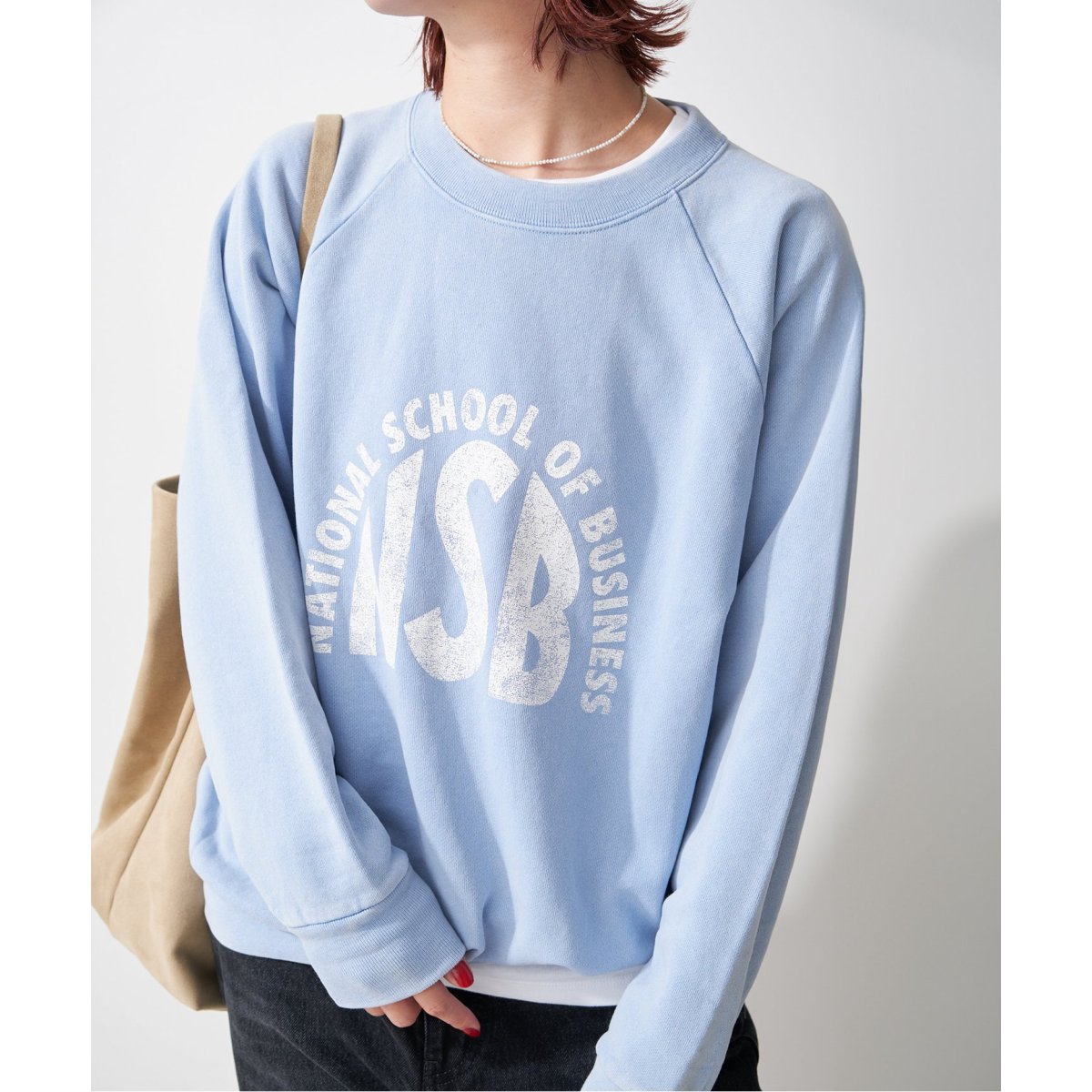 ハンドテックス SWEAT VINTAGE WASH HANDTEX / ハンドテックス L/S CREW SWEAT HANTEX VINTAGE WA