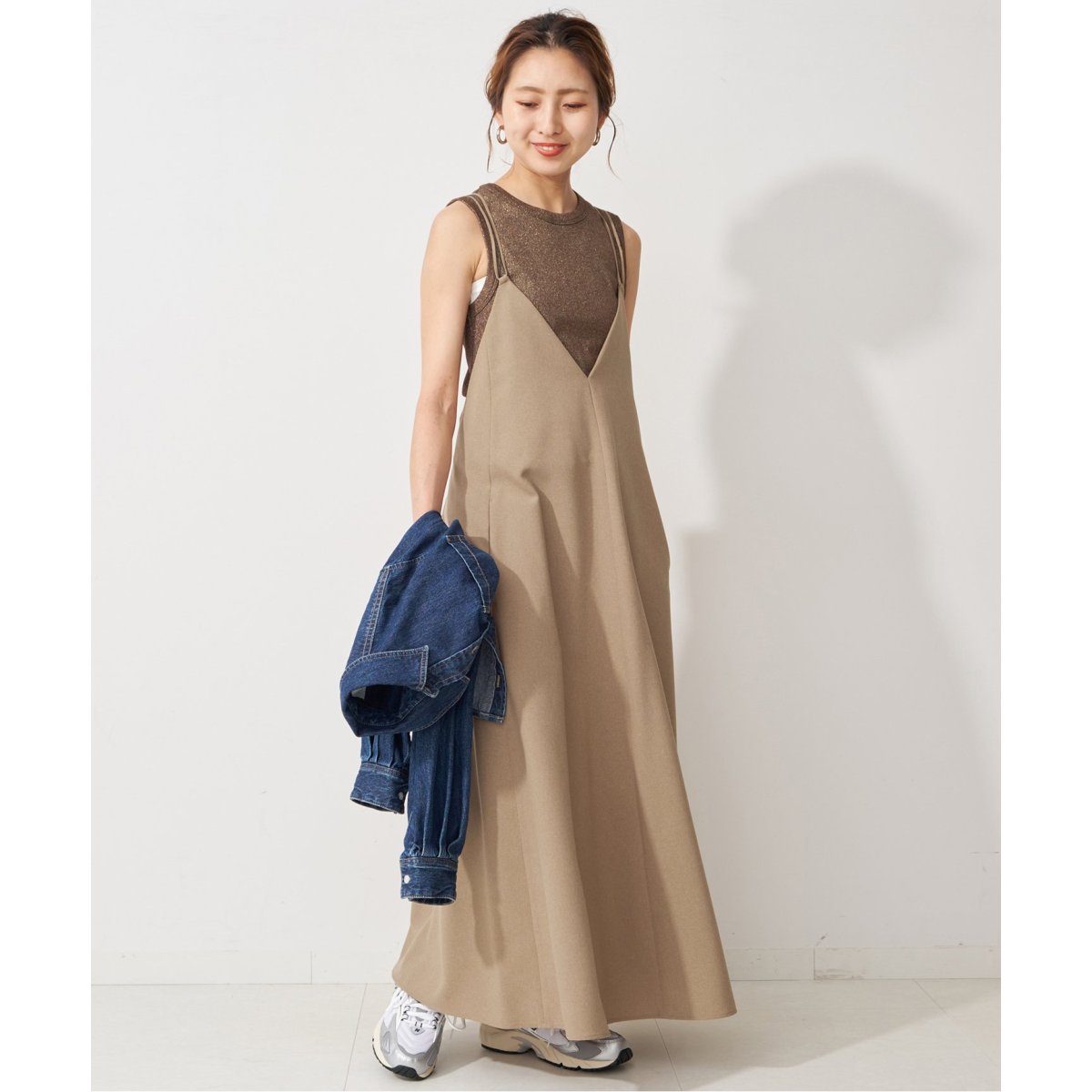 ドライトロキャミワンピース | スピック＆スパン(Spick and Span