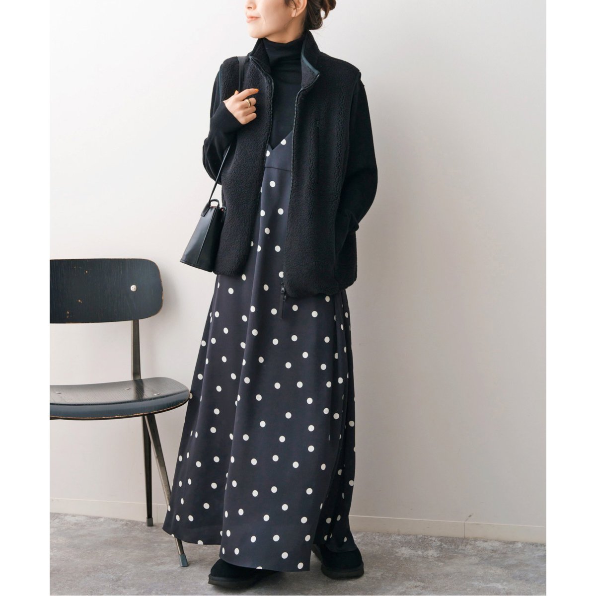 spick&span ドットフレアキャミワンピース Spick & Span（スピックアンドスパン）の「≪WEB限定追加